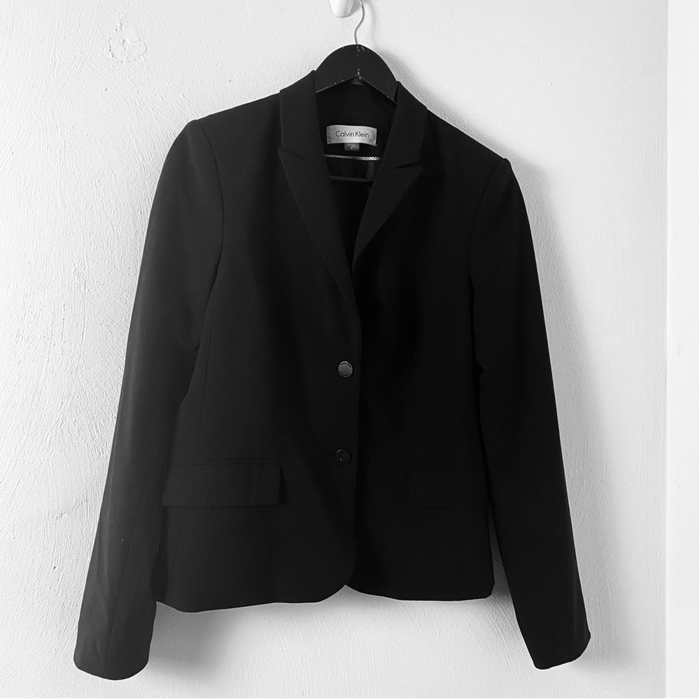 Calvin Klein Women Black Jacket. Sz 8